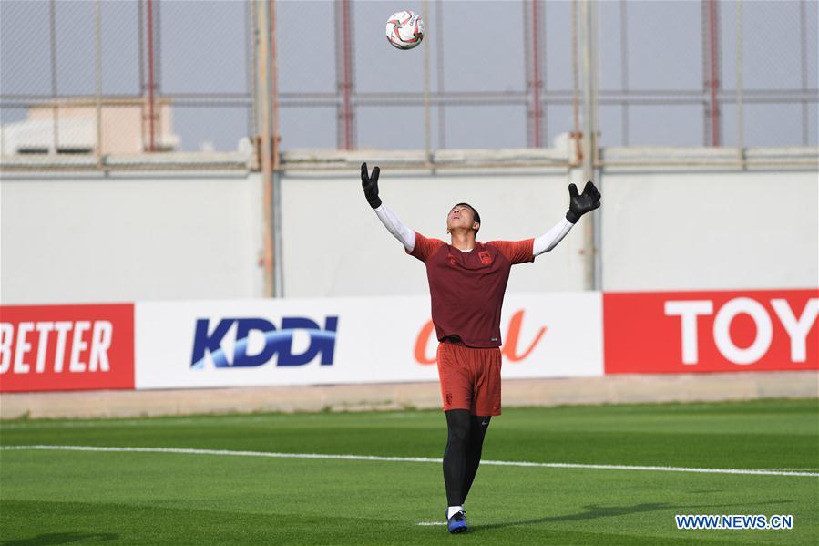 (SP)UAE-ABU DHABI-FOOTBALL-AFC-ASIAN CUP-CHINA-TRANING