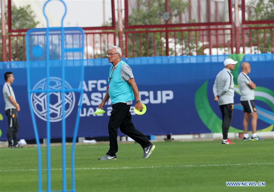 (SP)UAE-ABU DHABI-FOOTBALL-AFC-ASIAN CUP-CHINA-TRANING