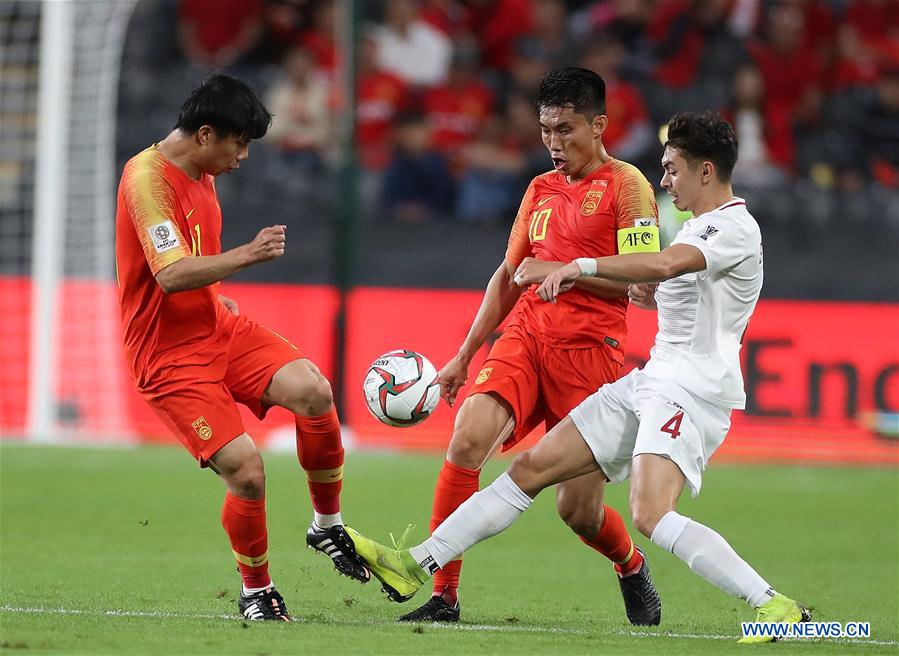 (SP)UAE-ABU DHABI-SOCCER-AFC ASIAN CUP 2019-GROUP C-CHN VS PHI