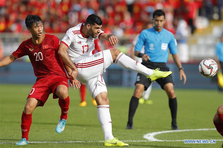 (SP)UAE-ABU DHABI-SOCCER-AFC ASIAN CUP 2019-GROUP D-VIETNAM VS IRAN