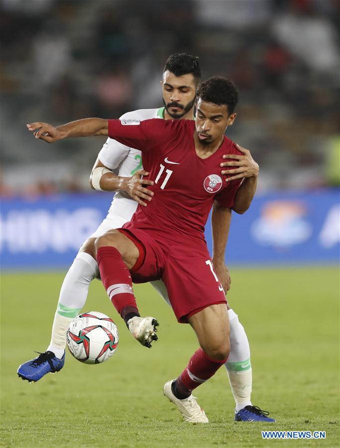 (SP)UAE-ABU DHABI-SOCCER-AFC ASIAN CUP 2019-GROUP E-SAU VS QAT