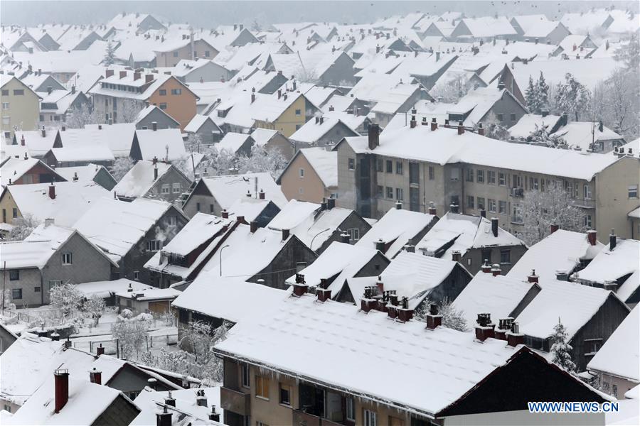 CROATIA-DELNICE-SNOW