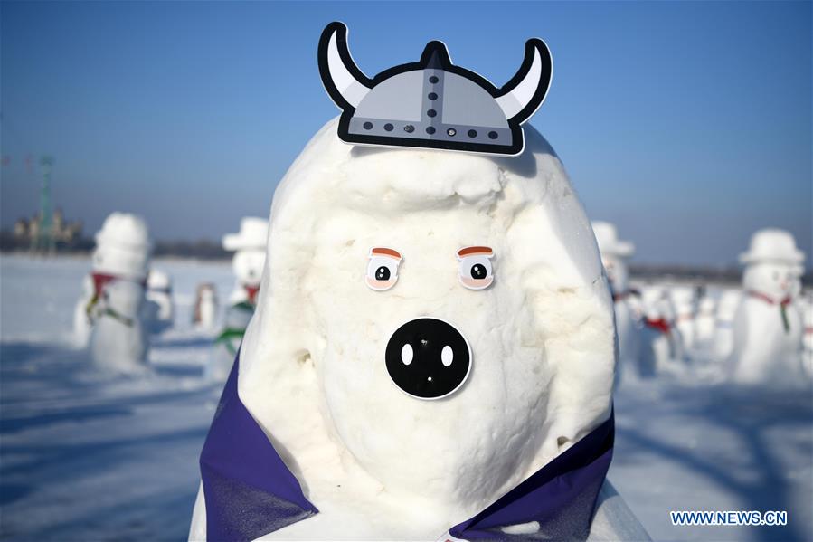 CHINA-HARBIN-SNOWMAN-SPRING FESTIVAL(CN)