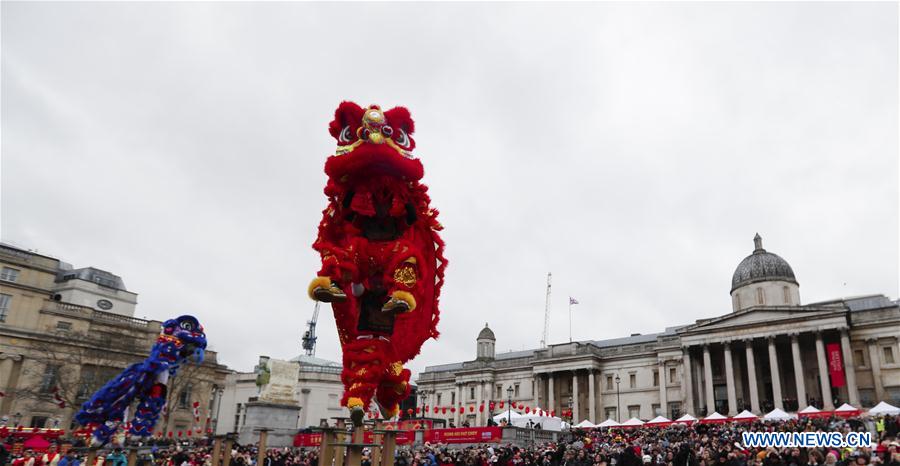 BRITAIN-LONDON-CHINESE LUNAR NEW YEAR-CELEBRATION