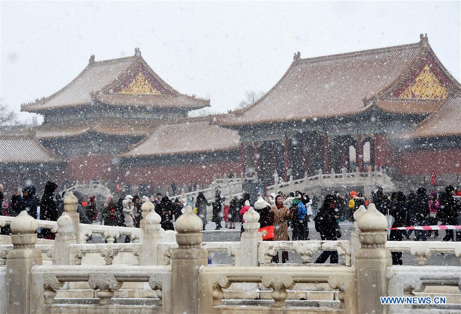 (InPalaceMuseum)CHINA-BEIJING-PALACE MUSEUM-SNOW (CN)