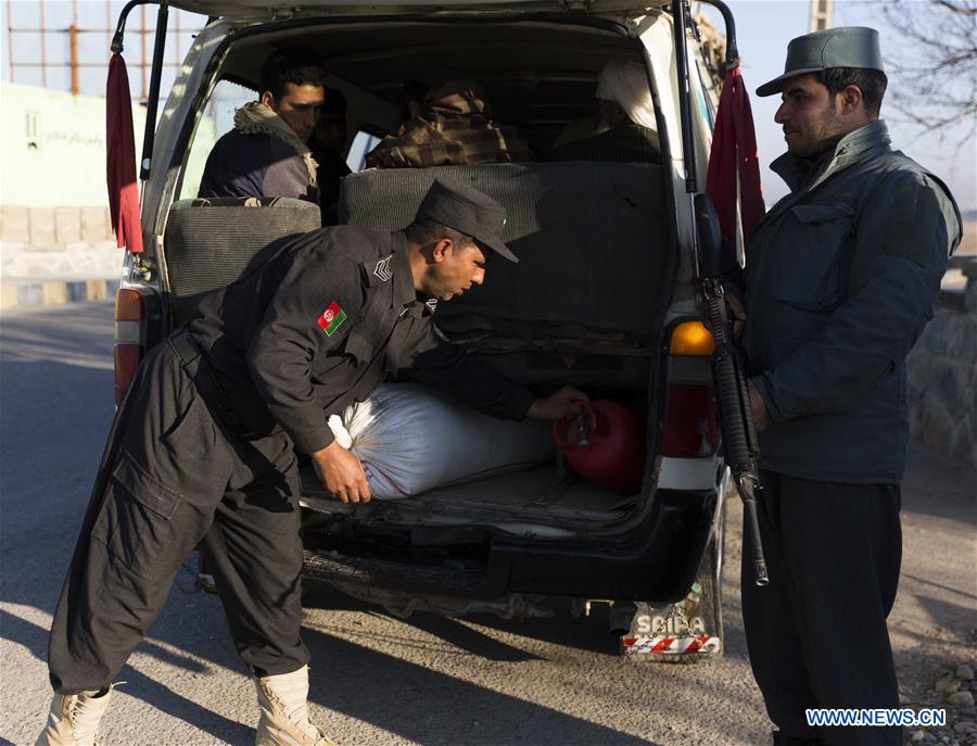 AFGHANISTAN-HERAT-SECURITY CHECKPOINT