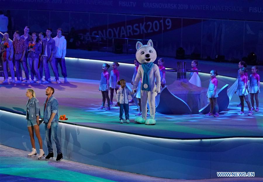 (SP)RUSSIA-KRASNOYARSK-29TH WINTER UNIVERSIADE-CLOSING CEREMONY