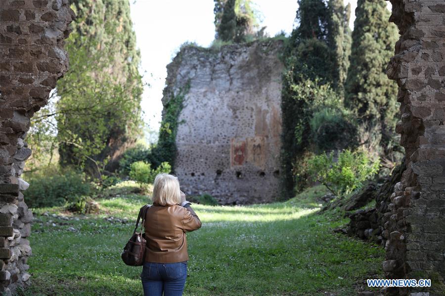 ITALY-CISTERNA-GARDEN OF NINFA