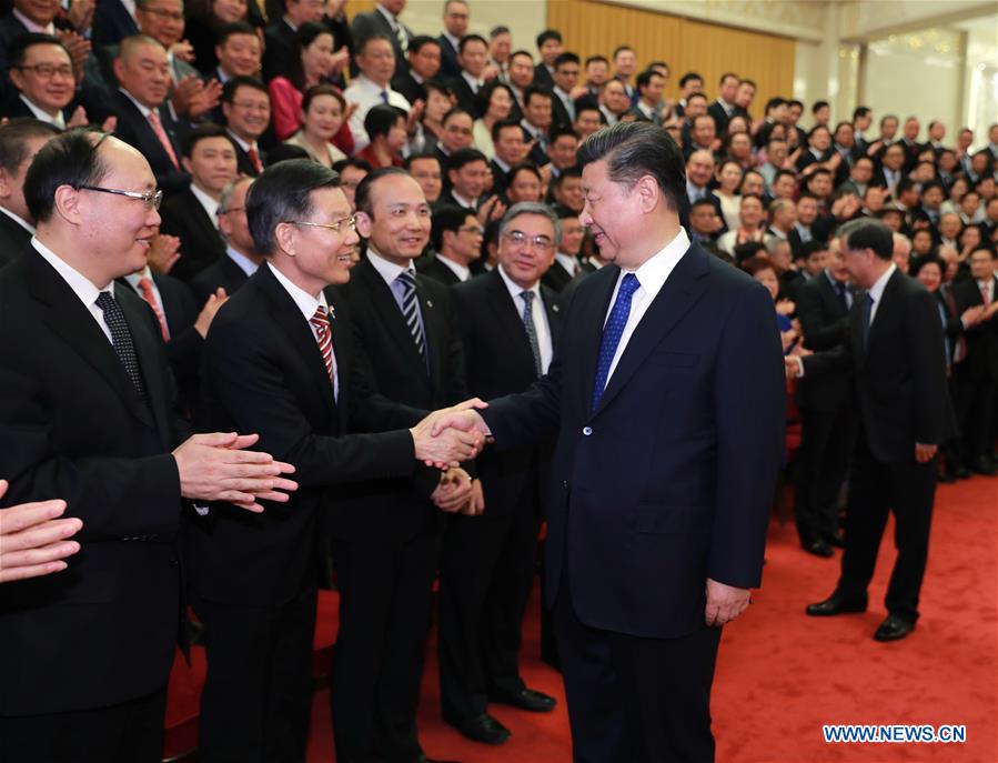 CHINA-BEIJING-XI JINPING-OVERSEAS CHINESE-REPRESENTATIVES-MEETING (CN)