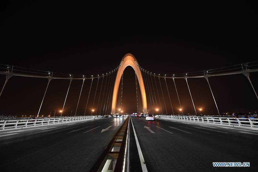 CHINA-SHANXI-TAIYUAN-BRIDGES-NIGHT VIEWS (CN)