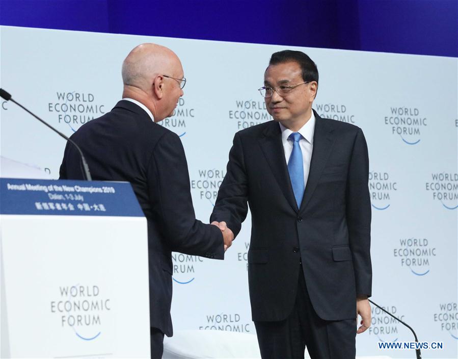 CHINA-DALIAN-LI KEQIANG-SUMMER DAVOS FORUM-OPENING (CN)