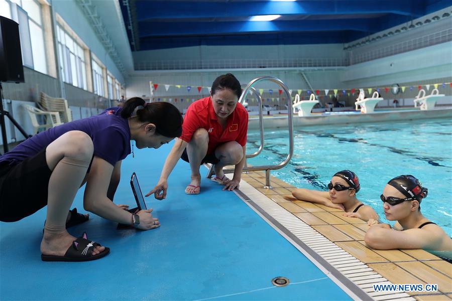 (SP)CHINA-BEIJING-SYNCHRONISED SWIMMING-TRAINING(CN)