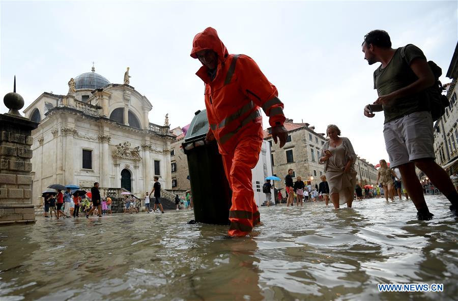 CROATIA-DUBROVNIK-STORM