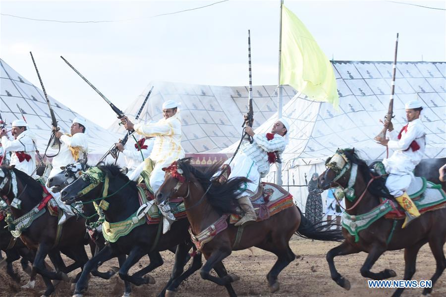 MOROCCO-RABAT-HORSE SHOW-FANTASIA