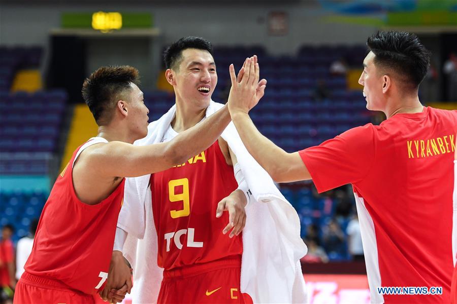 (SP)CHINA-KUNSHAN-INTERNATIONAL MEN'S BASKETBALL CHANLLENGE-CHINA VS ANGOLA(CN)