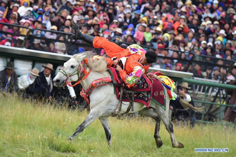 CHINA-GANSU-MAQU-HORSE RACING-OPENING (CN)