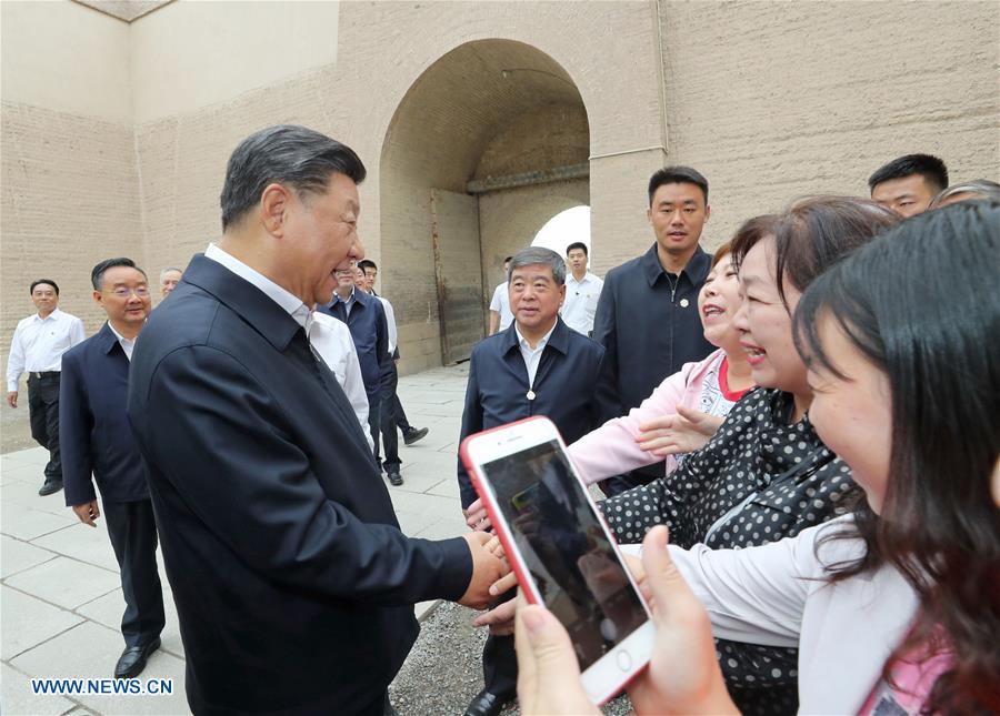 CHINA-GANSU-XI JINPING-INSPECTION (CN)