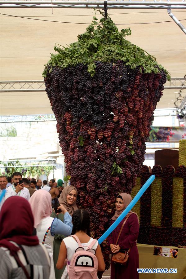 MIDEAST-HEBRON-GRAPES-FESTIVAL