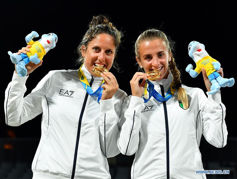 (SP)QATAR-DOHA-WORLD BEACH GAMES-WOMEN'S BEACH TENNIS