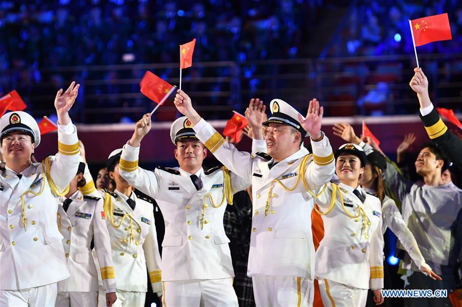 (SP)CHINA-WUHAN-7TH MILITARY WORLD GAMES-CLOSING CEREMONY