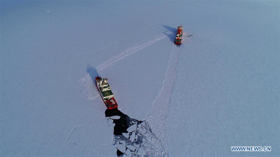 (EyesonSci)CHINA-ICEBREAKERS-ANTARCTIC EXPEDITION