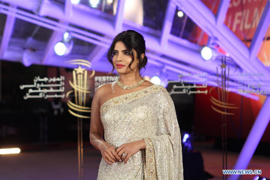 MOROCCO-MARRAKECH-FILM FESTIVAL-PRIYANKA CHOPRA