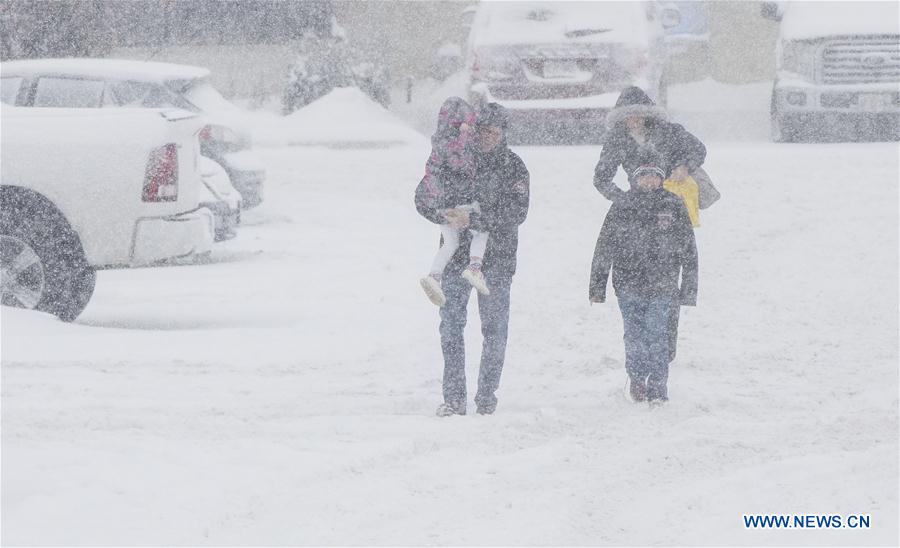 CANADA-TORONTO-WEATHER-SNOWFALL