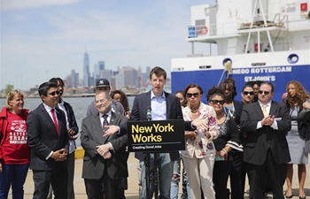 Celebration held for reactivation of South Brooklyn Marine Terminal in New York