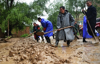 Disaster relief work underway in NW China's Gansu