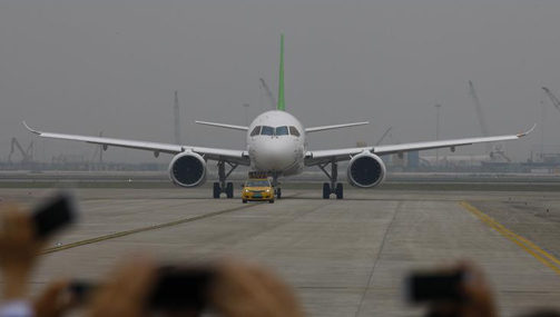 中國首款國際主流水準的干線客機C919首飛成功