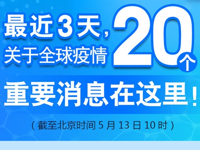 【圖解】最近3天，關(guān)于全球疫情20個(gè)重要消息在這里！